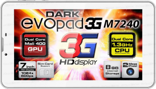 Dark EvoPad M7240 (3G) Tablet kullananlar yorumlar